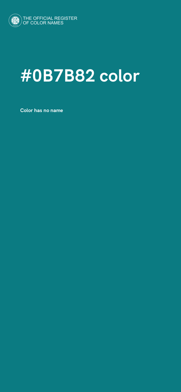#0B7B82 color image