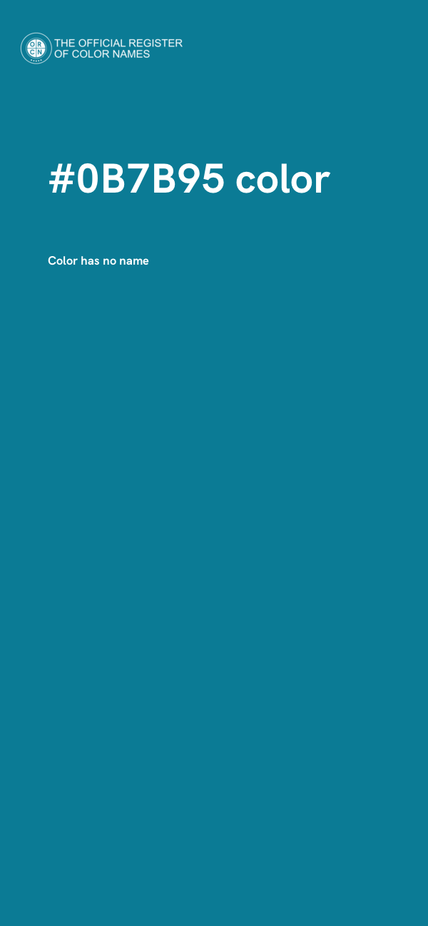 #0B7B95 color image