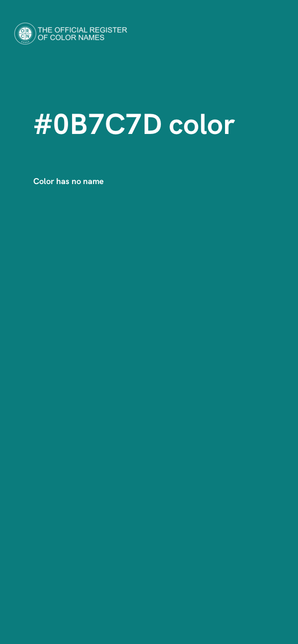 #0B7C7D color image