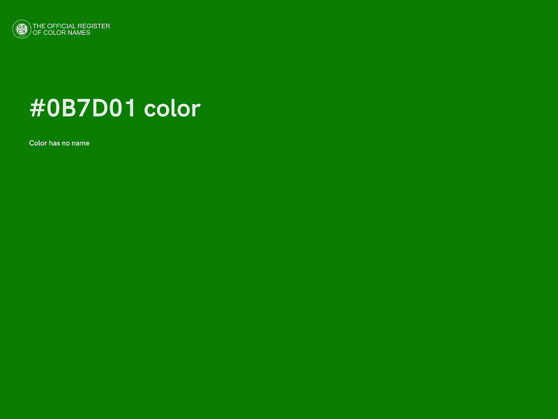 #0B7D01 color image