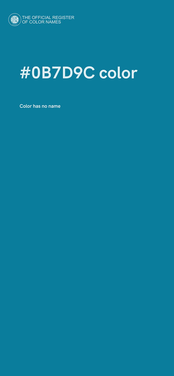 #0B7D9C color image