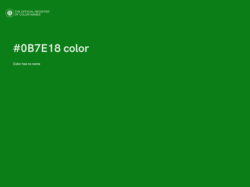 #0B7E18 color image