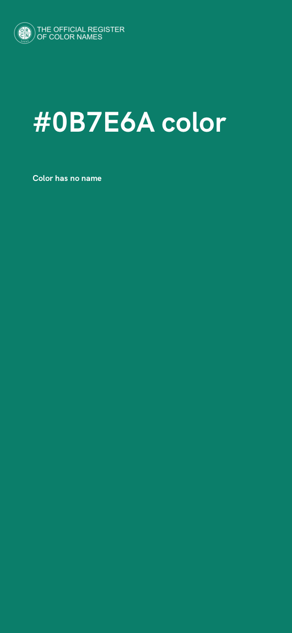 #0B7E6A color image