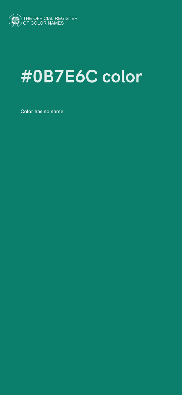 #0B7E6C color image