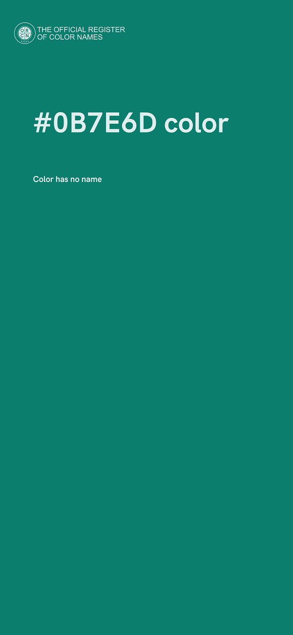 #0B7E6D color image