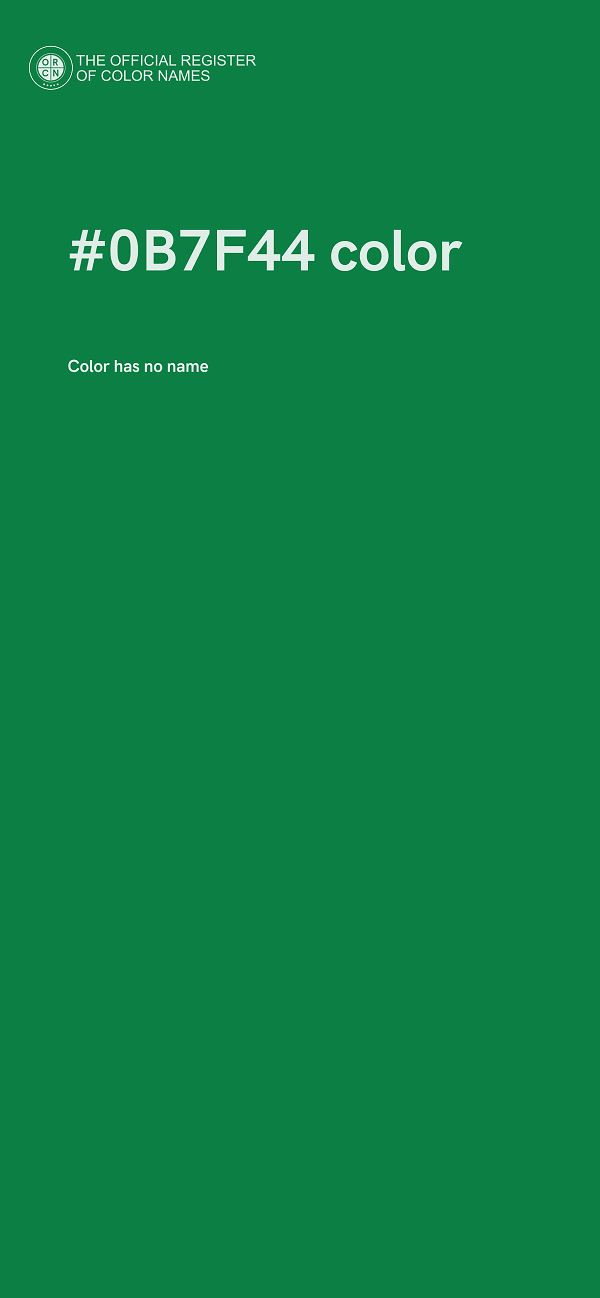 #0B7F44 color image