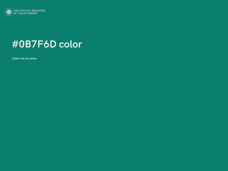 #0B7F6D color image