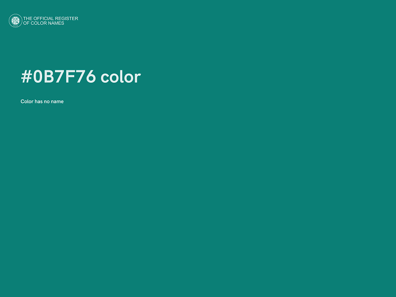 #0B7F76 color image