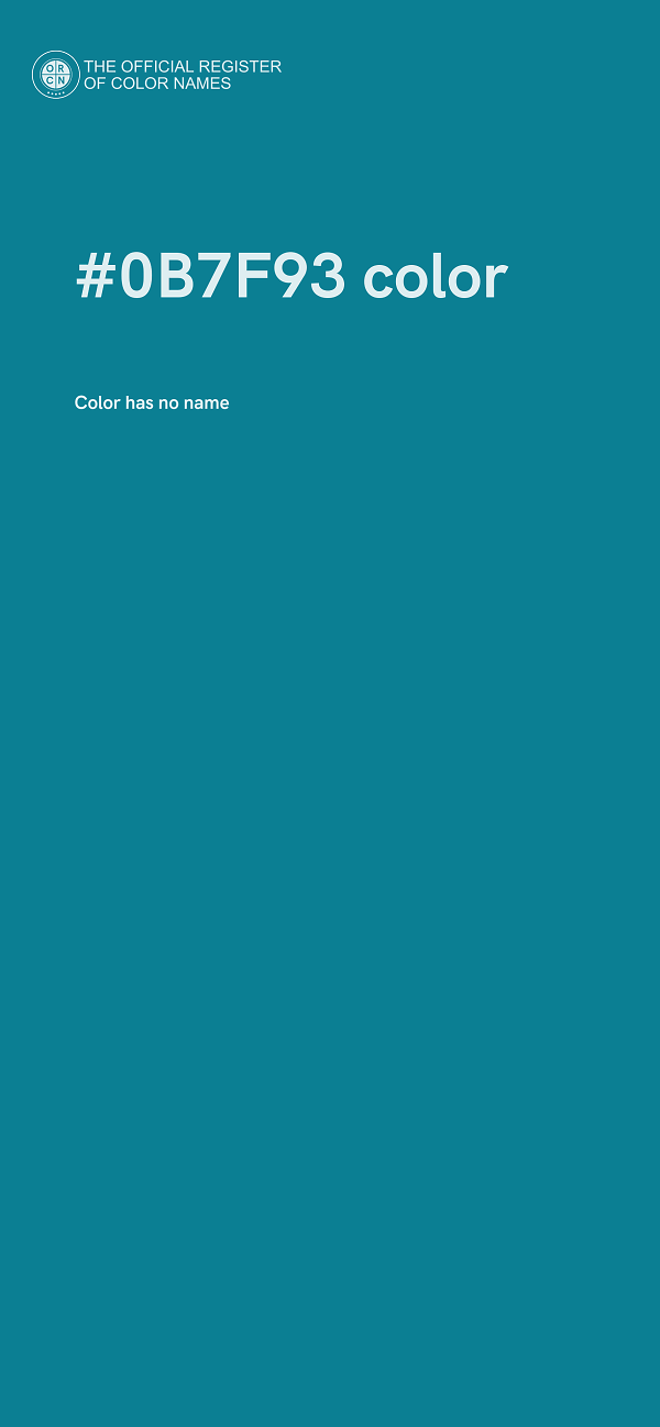 #0B7F93 color image