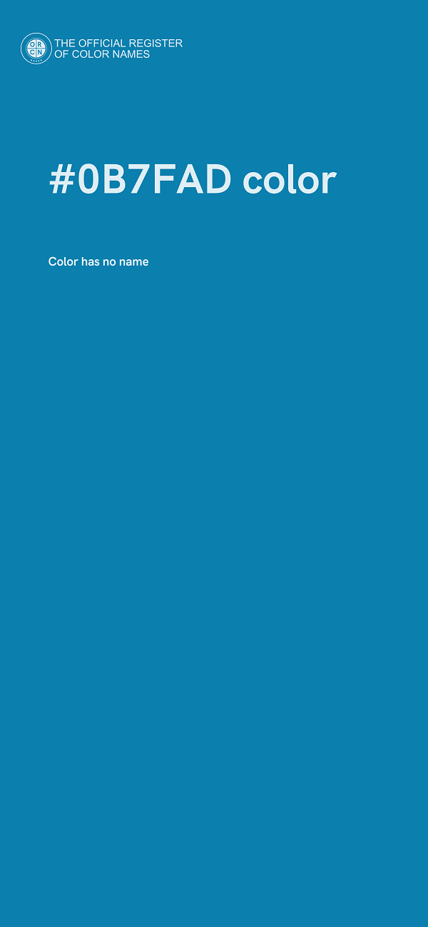 #0B7FAD color image