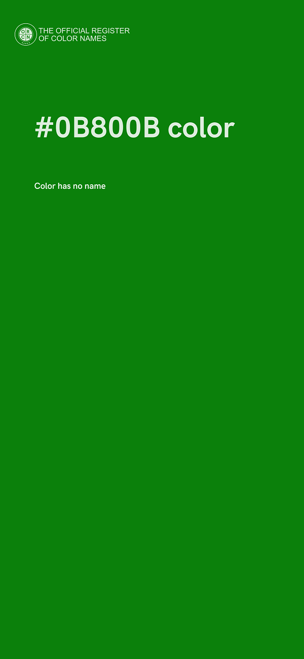 #0B800B color image
