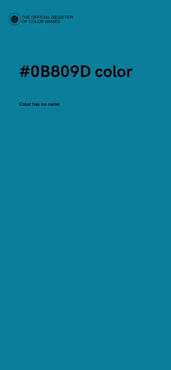 #0B809D color image