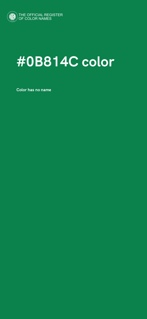 #0B814C color image