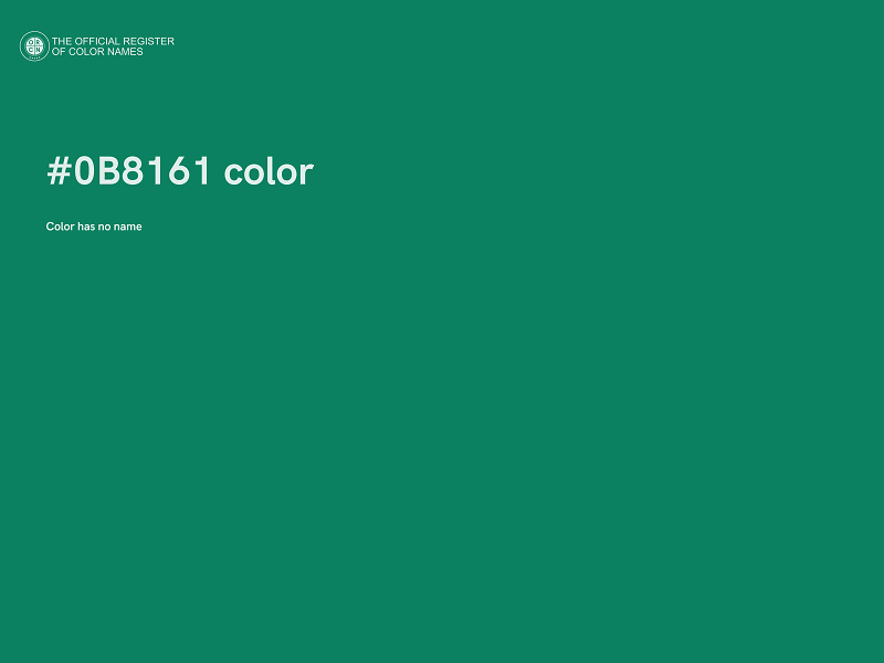 #0B8161 color image