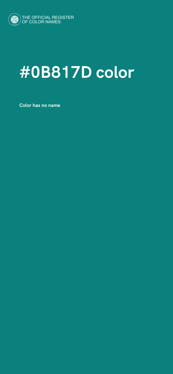 #0B817D color image