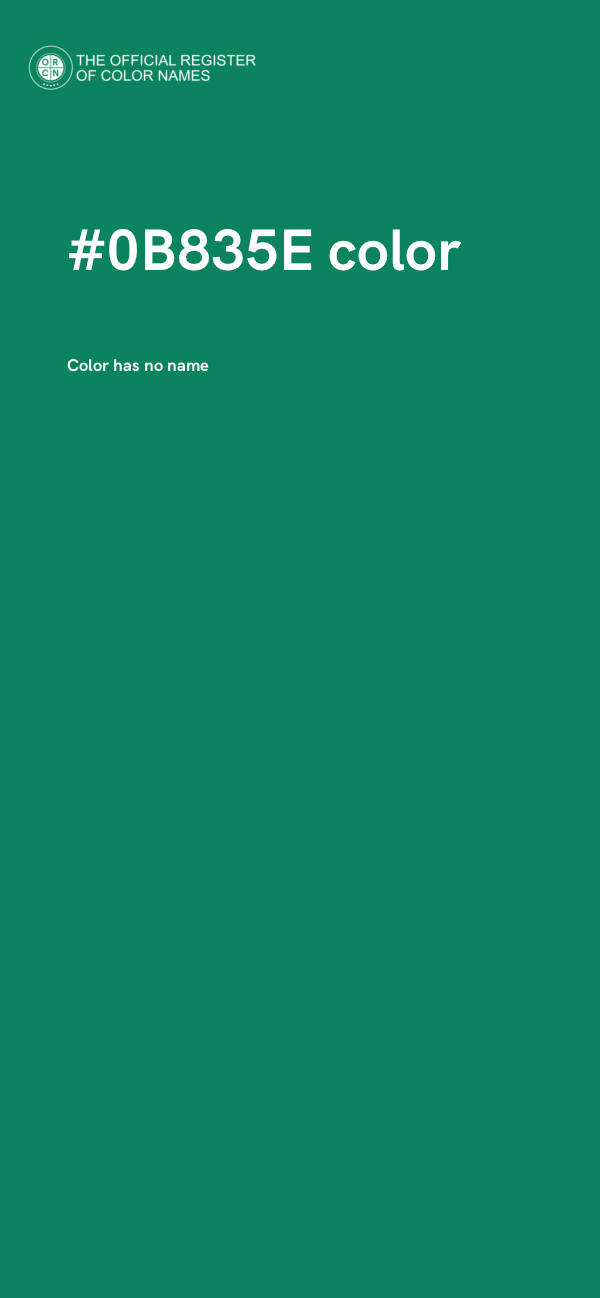 #0B835E color image