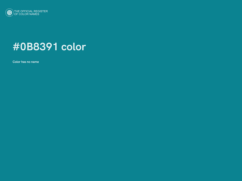 #0B8391 color image