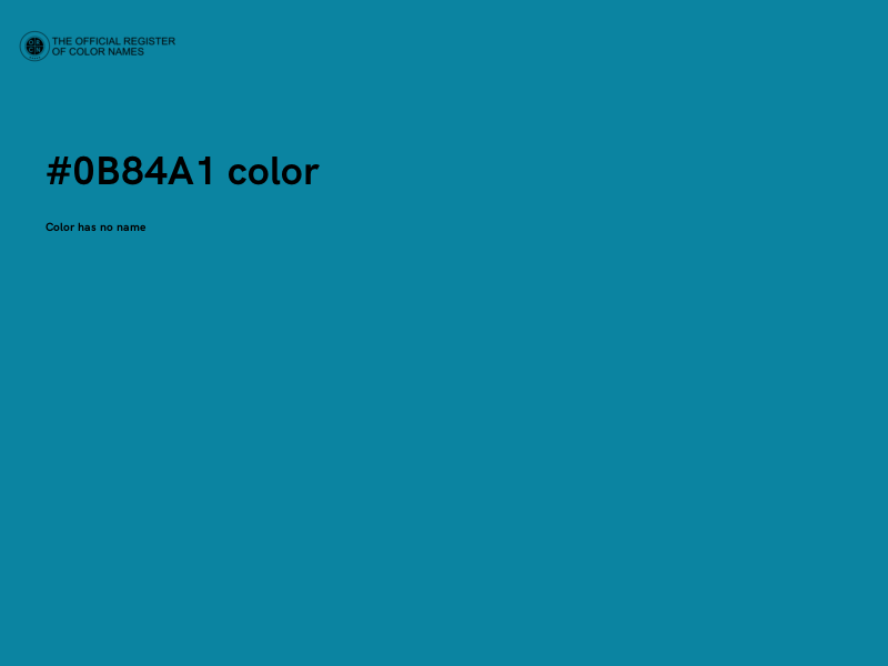 #0B84A1 color image