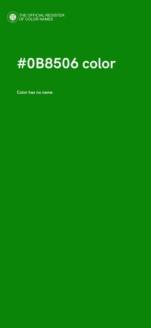#0B8506 color image