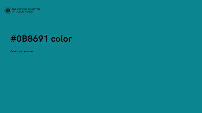 #0B8691 color image