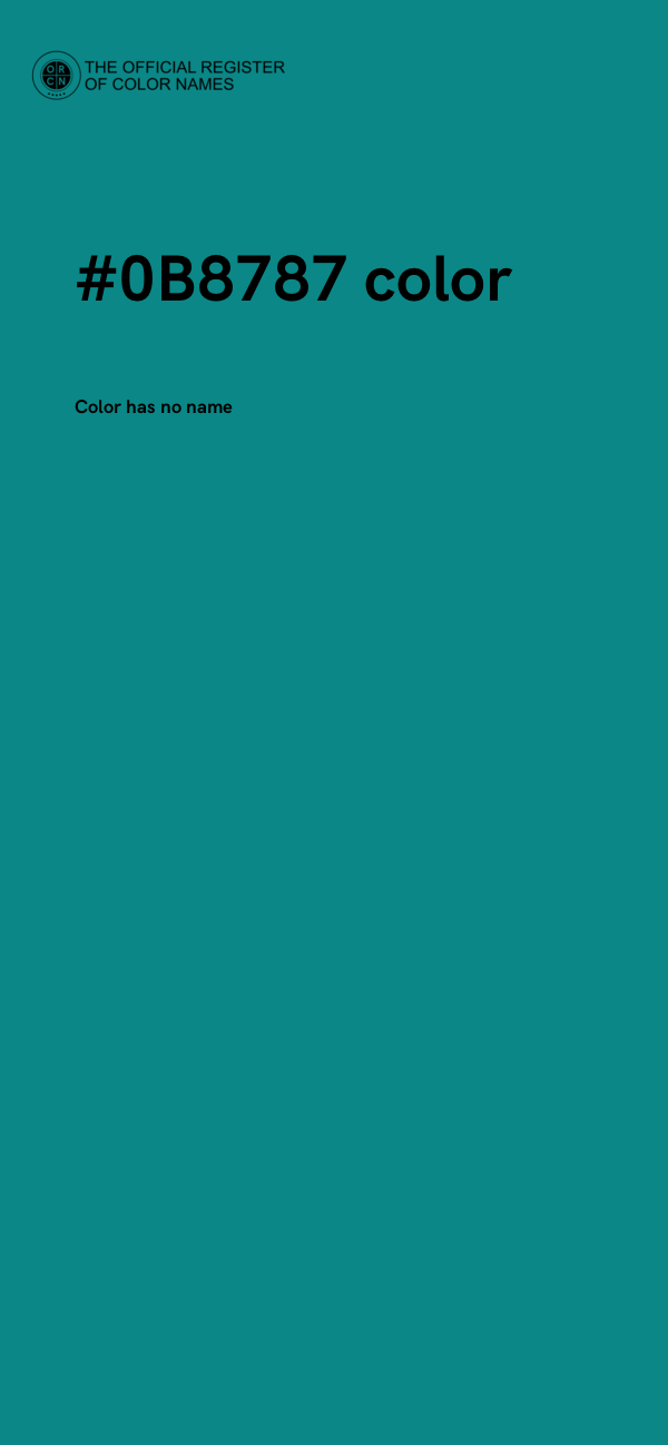 #0B8787 color image