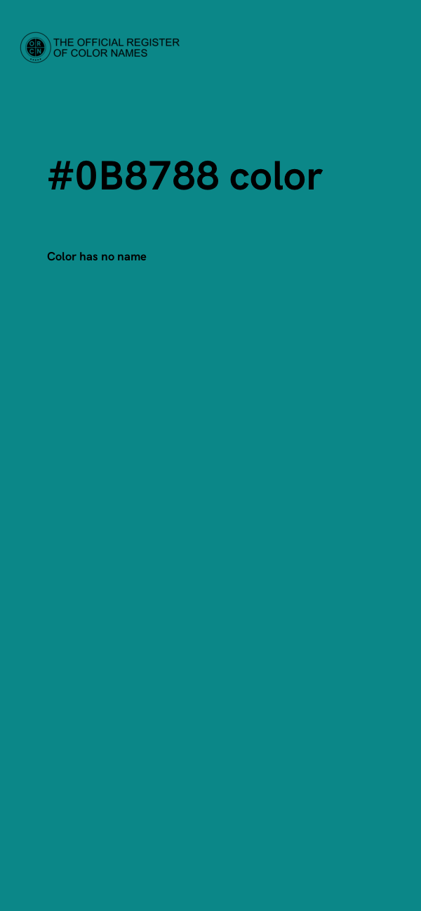 #0B8788 color image
