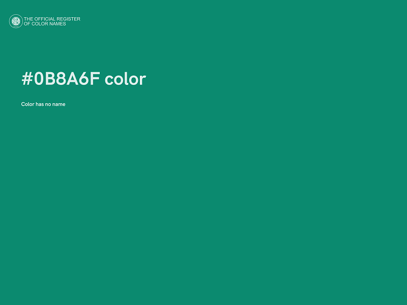 #0B8A6F color image