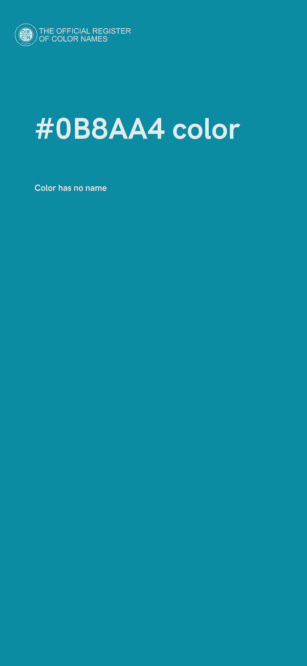 #0B8AA4 color image