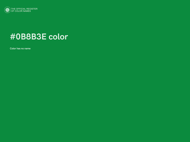 #0B8B3E color image