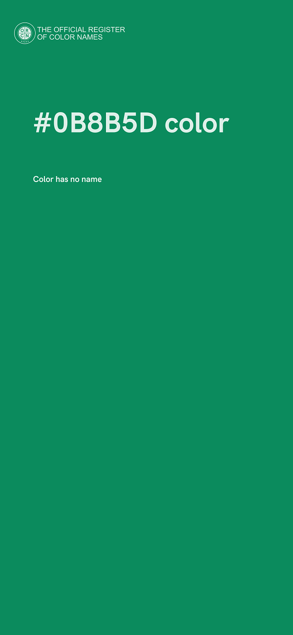 #0B8B5D color image