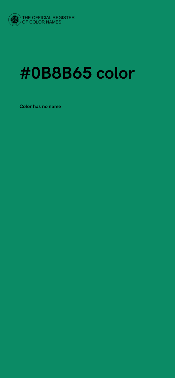 #0B8B65 color image