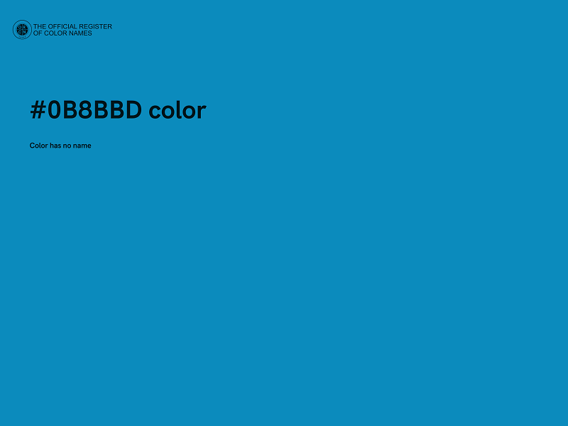 #0B8BBD color image