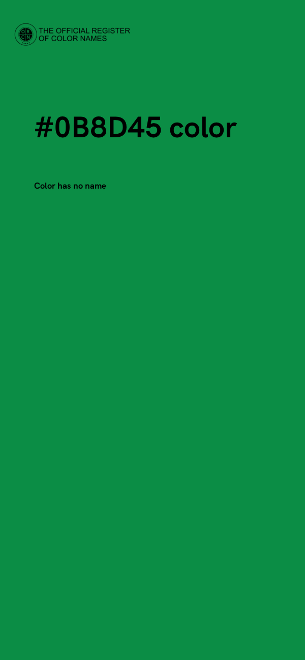 #0B8D45 color image