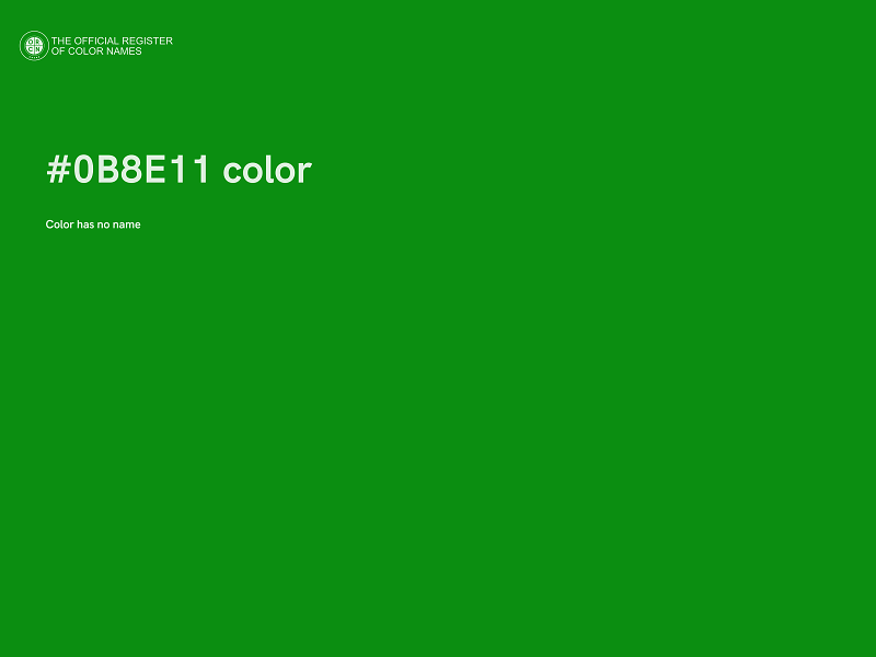 #0B8E11 color image