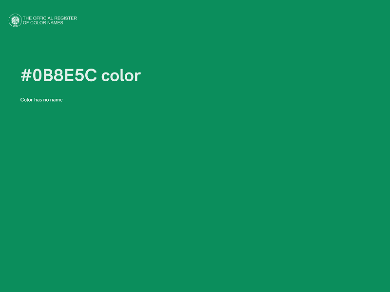 #0B8E5C color image