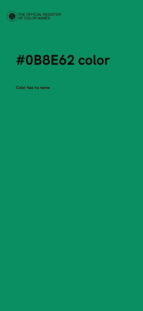 #0B8E62 color image