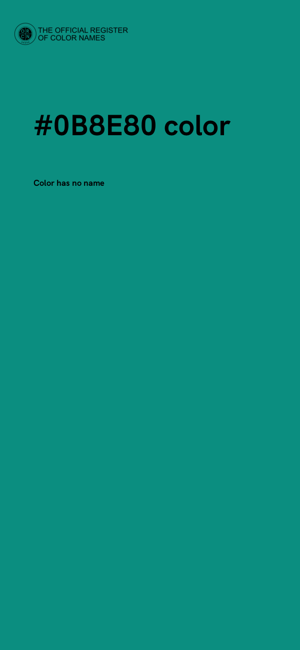 #0B8E80 color image