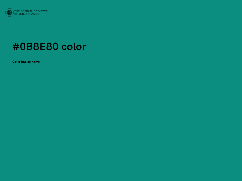 #0B8E80 color image