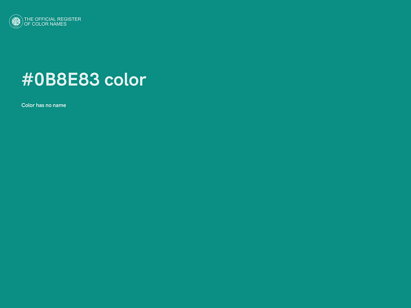 #0B8E83 color image