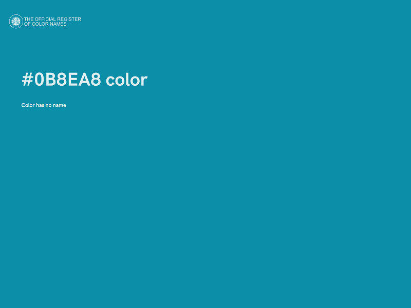 #0B8EA8 color image