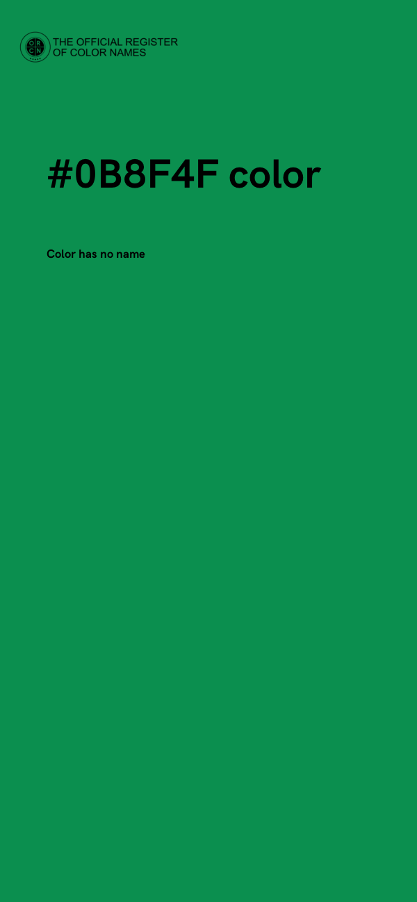 #0B8F4F color image
