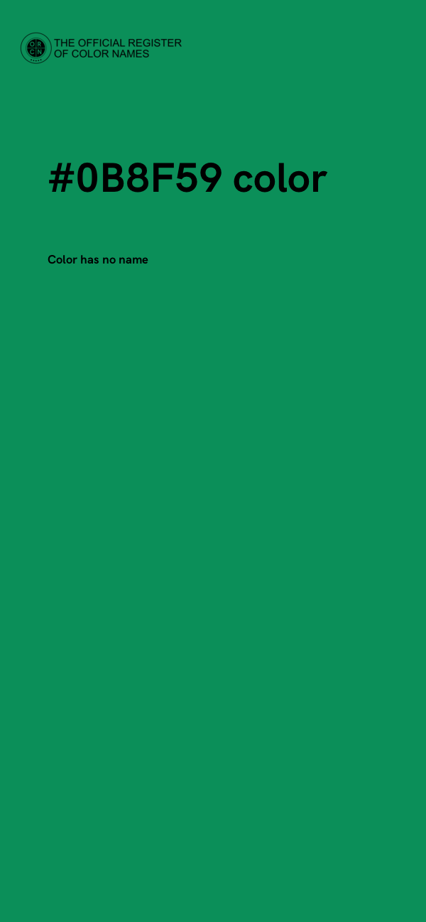 #0B8F59 color image