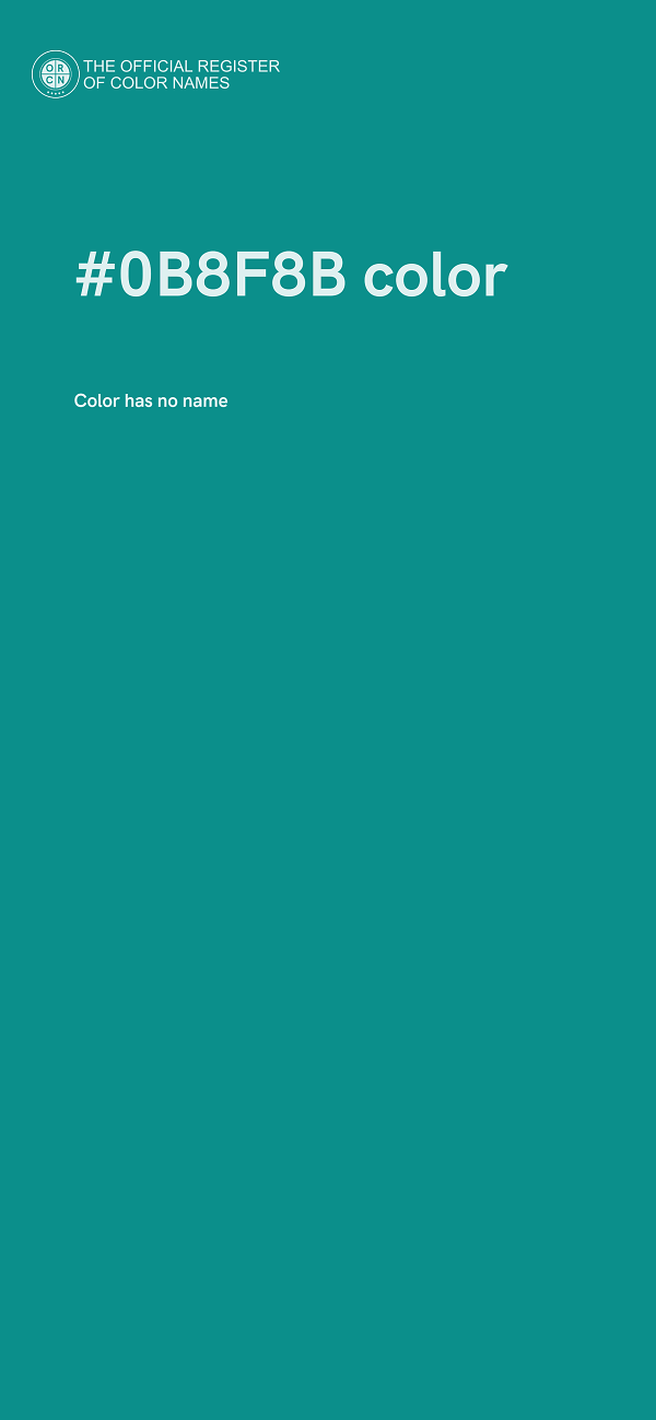 #0B8F8B color image