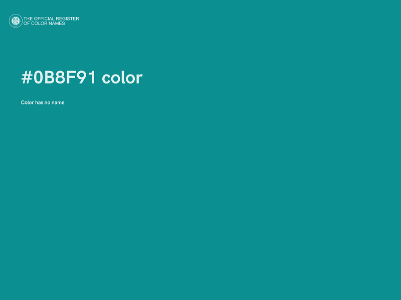 #0B8F91 color image