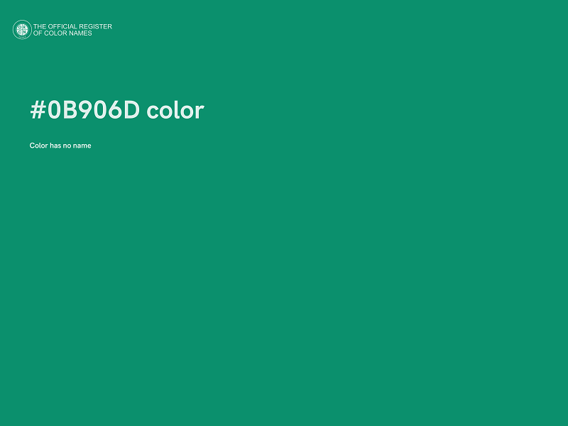 #0B906D color image