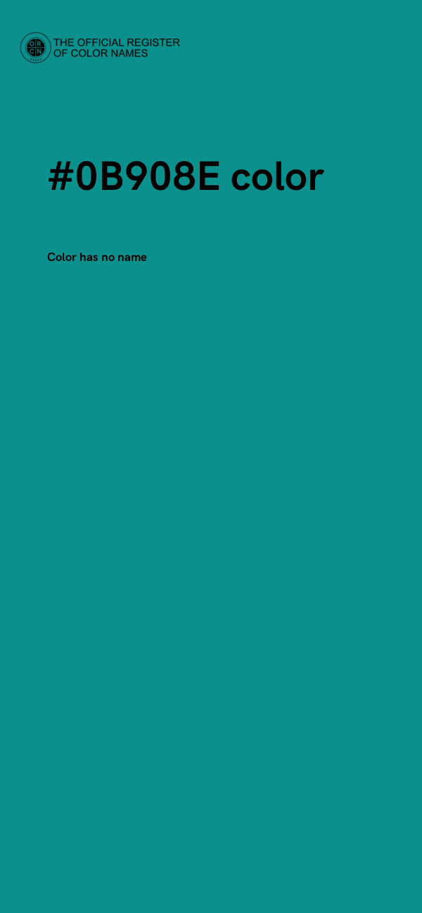 #0B908E color image
