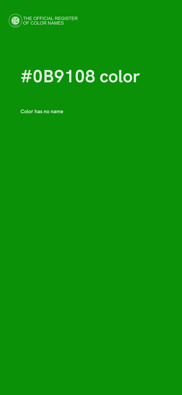 #0B9108 color image