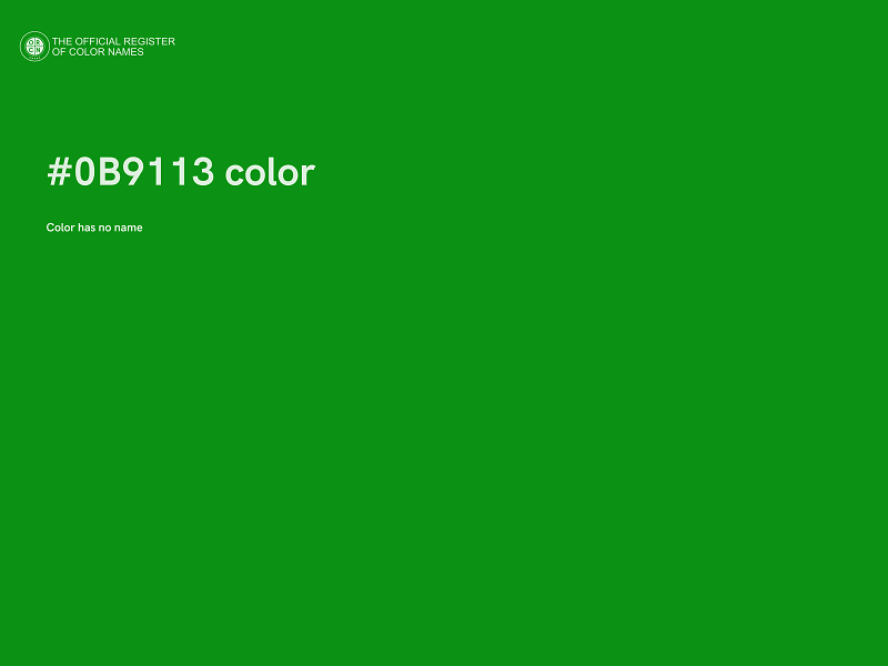 #0B9113 color image