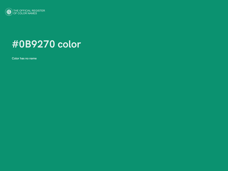 #0B9270 color image
