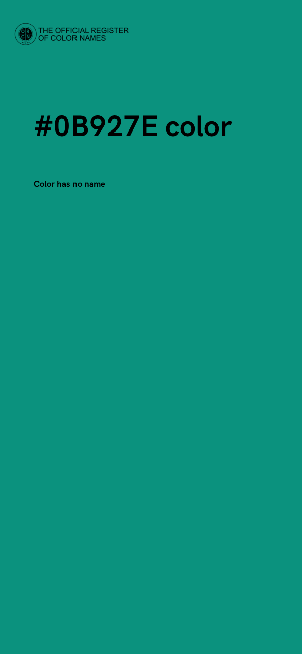 #0B927E color image